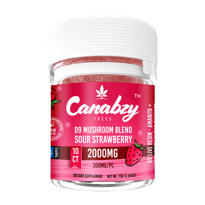 CANABZY D9 MUSH GUMMIES 6CT/BX