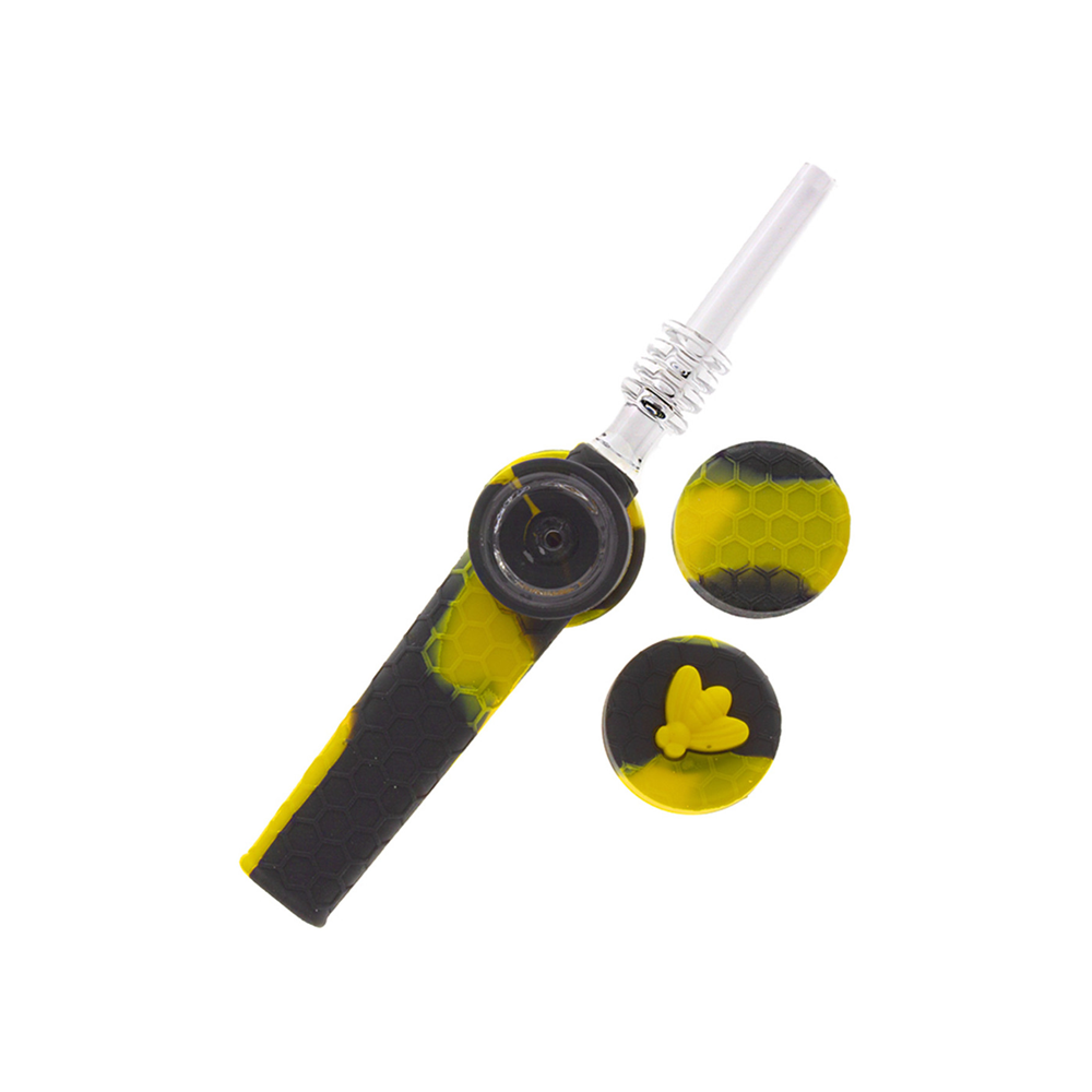 STRATUS RECLAIMER HONEY DIPPER SILICONE DAB STRAW 1CT
