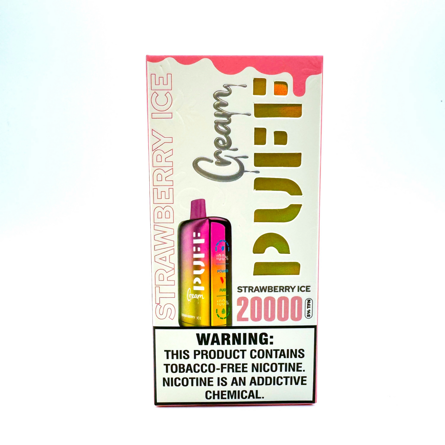 CREAM 20000PUFFS DISPOSABLE 5CT/BX