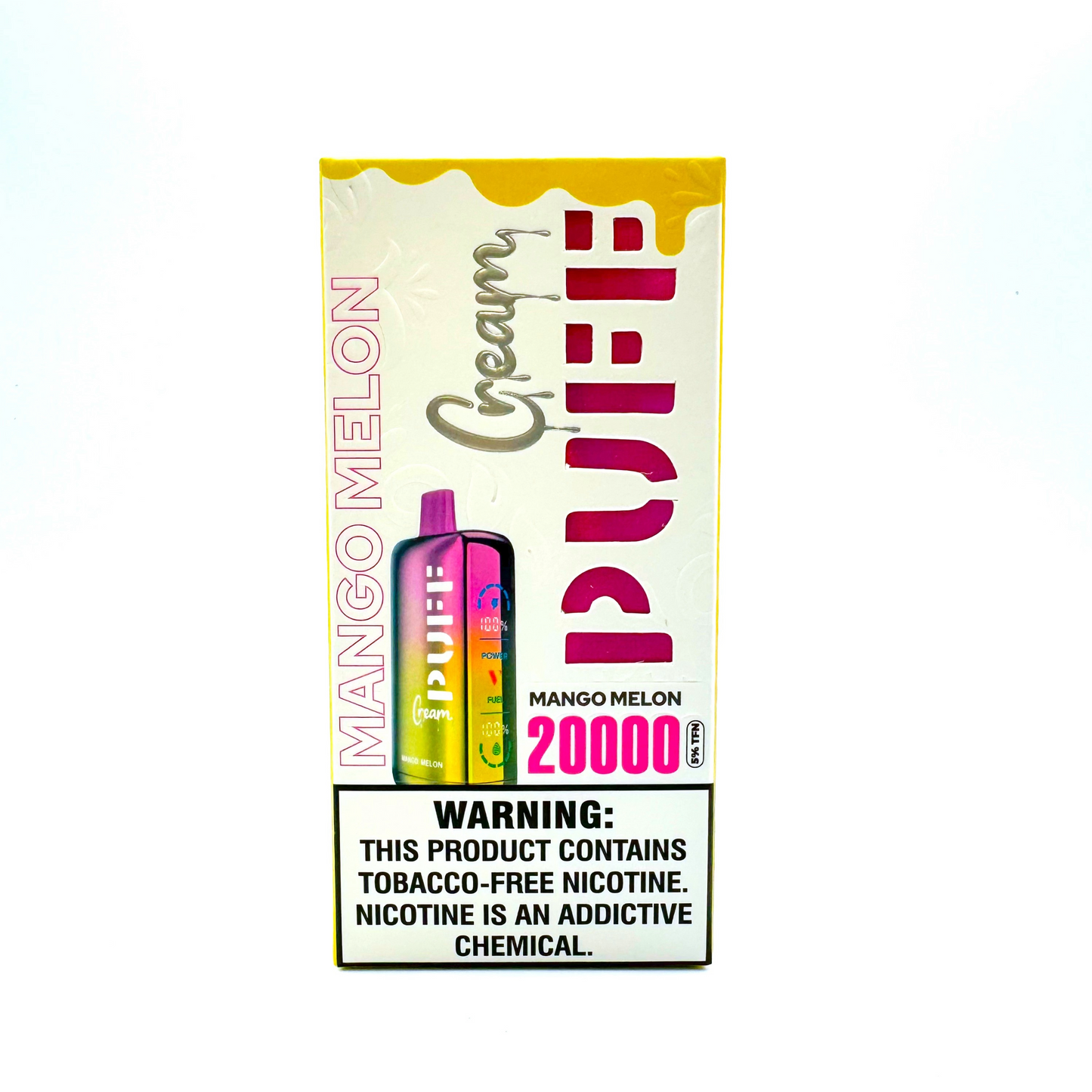 CREAM 20000PUFFS DISPOSABLE 5CT/BX