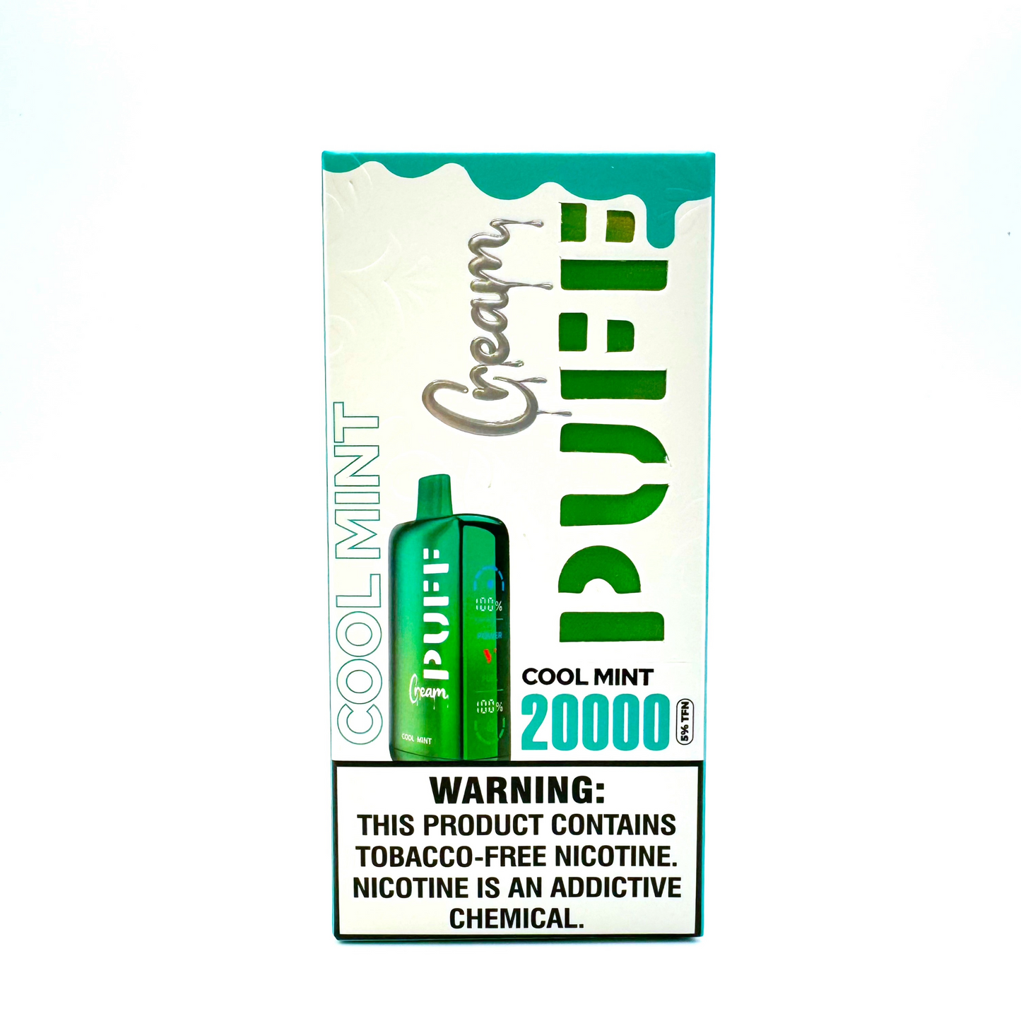 CREAM 20000PUFFS DISPOSABLE 5CT/BX