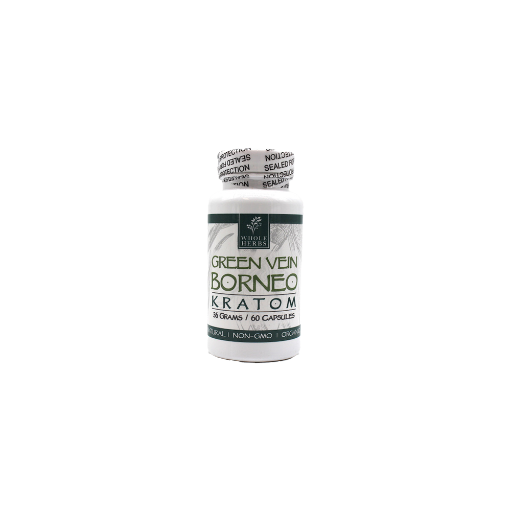 WHOLE HERBS CAPSULES 60CT GREEN VEIN BORNEO (36GM)