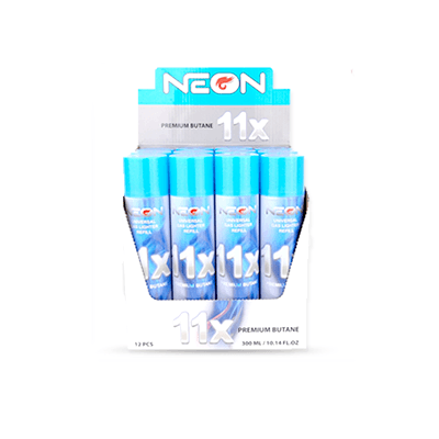 NEON LIGHTER BUTANE 11X 300ML 12CT BX
