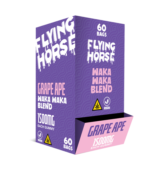 FLYING HORSE 1500MG WAKA WAKA BLEND GUMMIES 60CT/BX