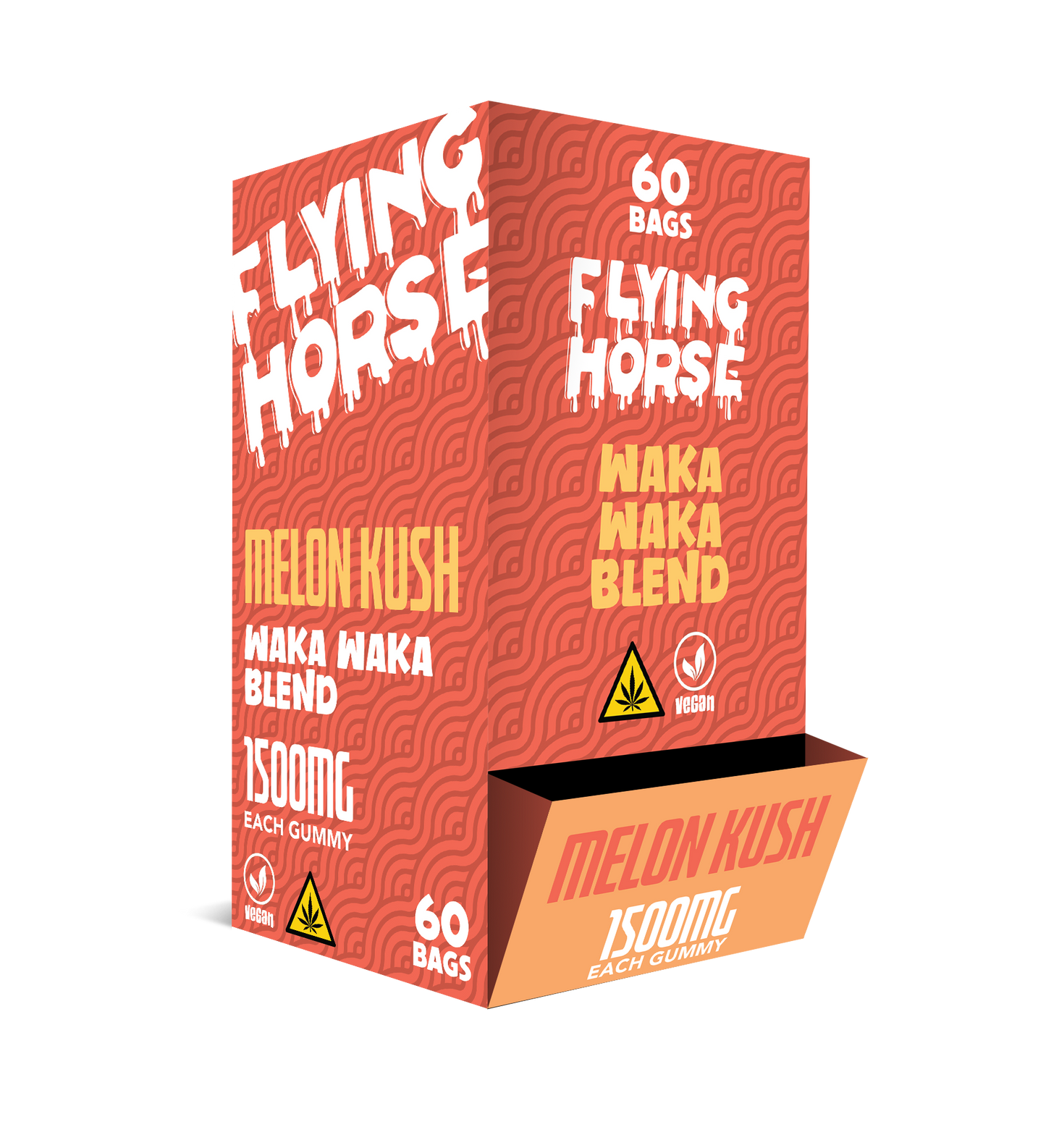 FLYING HORSE 1500MG WAKA WAKA BLEND GUMMIES 60CT/BX