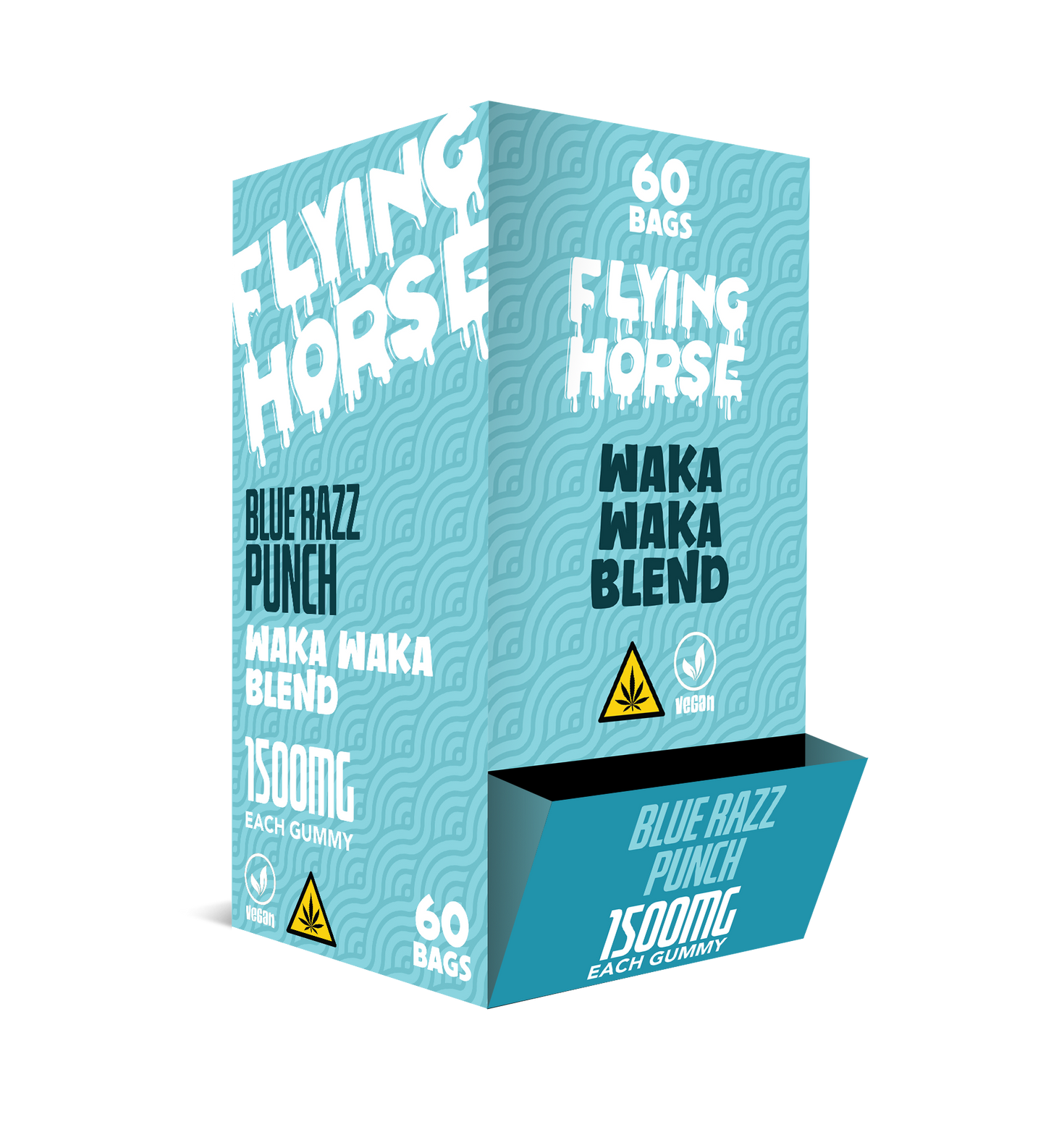 FLYING HORSE 1500MG WAKA WAKA BLEND GUMMIES 60CT/BX
