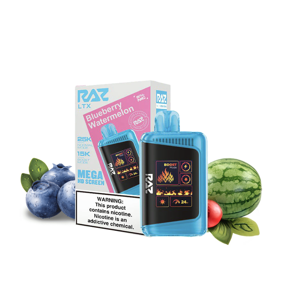 RAZ 25000 PUFFS DISPOSABLE VAPE 5CT/BX