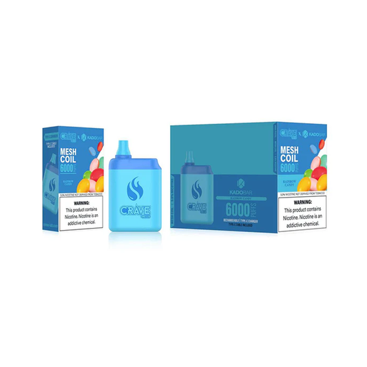 KADO BAR 6000PUFFFS DISPOSABLE VAPE 5CT/BX