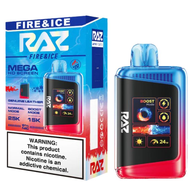 RAZ 25000 PUFFS DISPOSABLE VAPE 5CT/BX