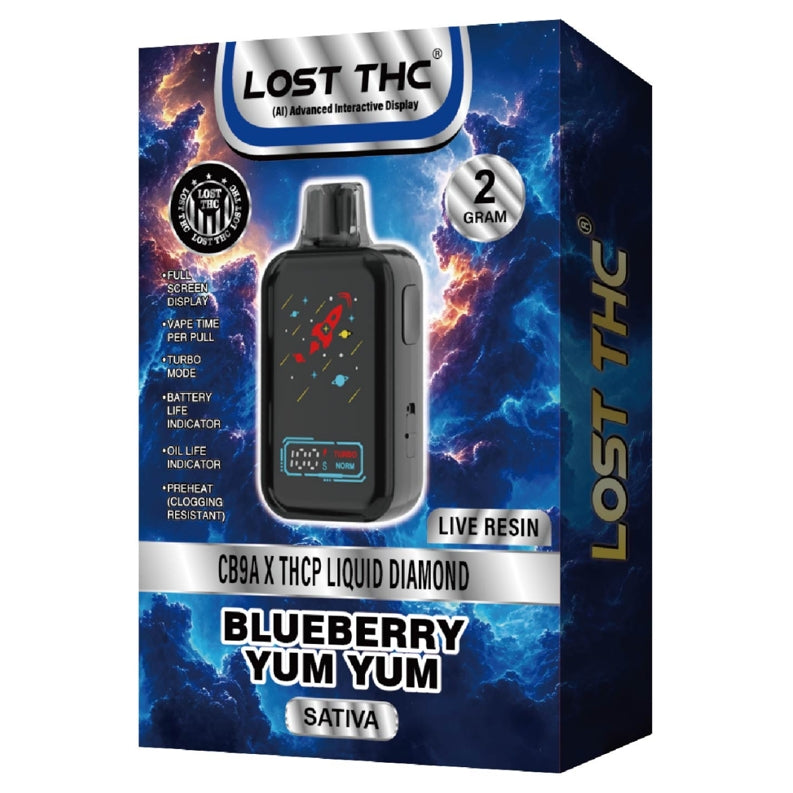 LOST THC 2GM THCP LIQUID DIAMOND DISPOSABLE 5CT/BX