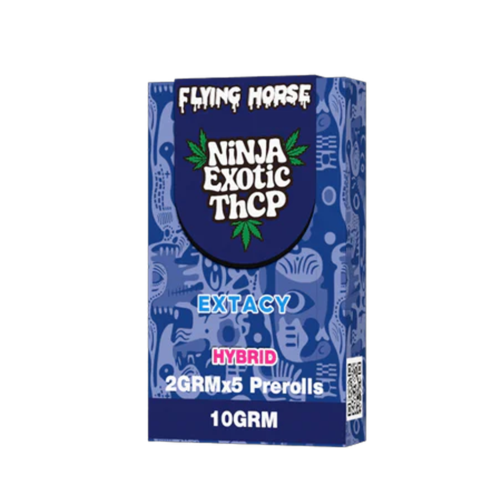 FLYING HORSE 2GM NINJA EXOTIC THCP PREROLL 5CT/BX