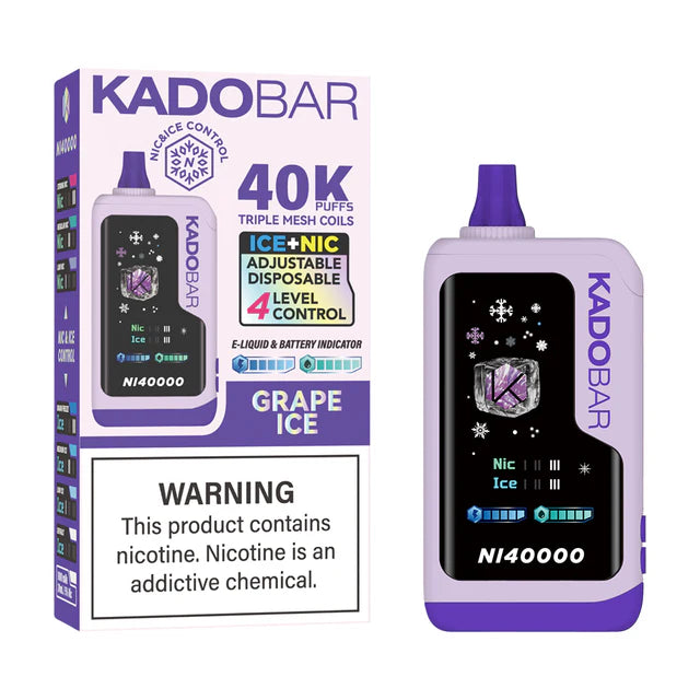 KADO BAR NI 40000PUFFS DISPOSABLE 5CT/BX