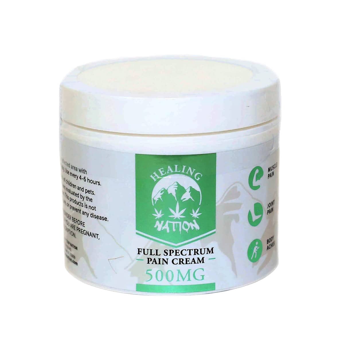 HEALING NATION 500MG 4OZ CREAM