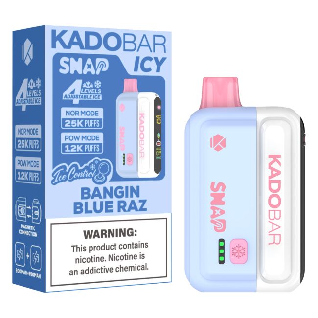 KADO BAR SNAP 25000PUFFS DISPOSABLE 5CT/BX