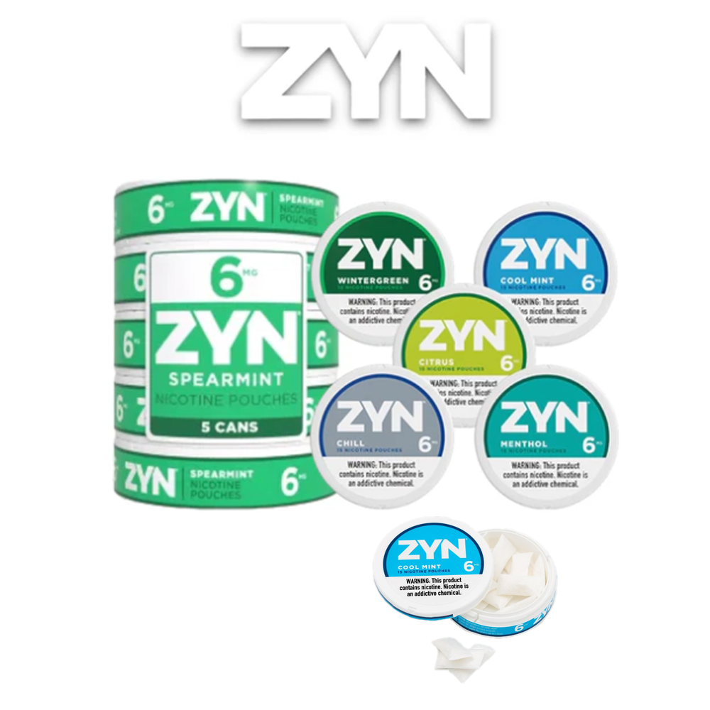 ZYN 6MG NICOTINE POUCHES 5CT