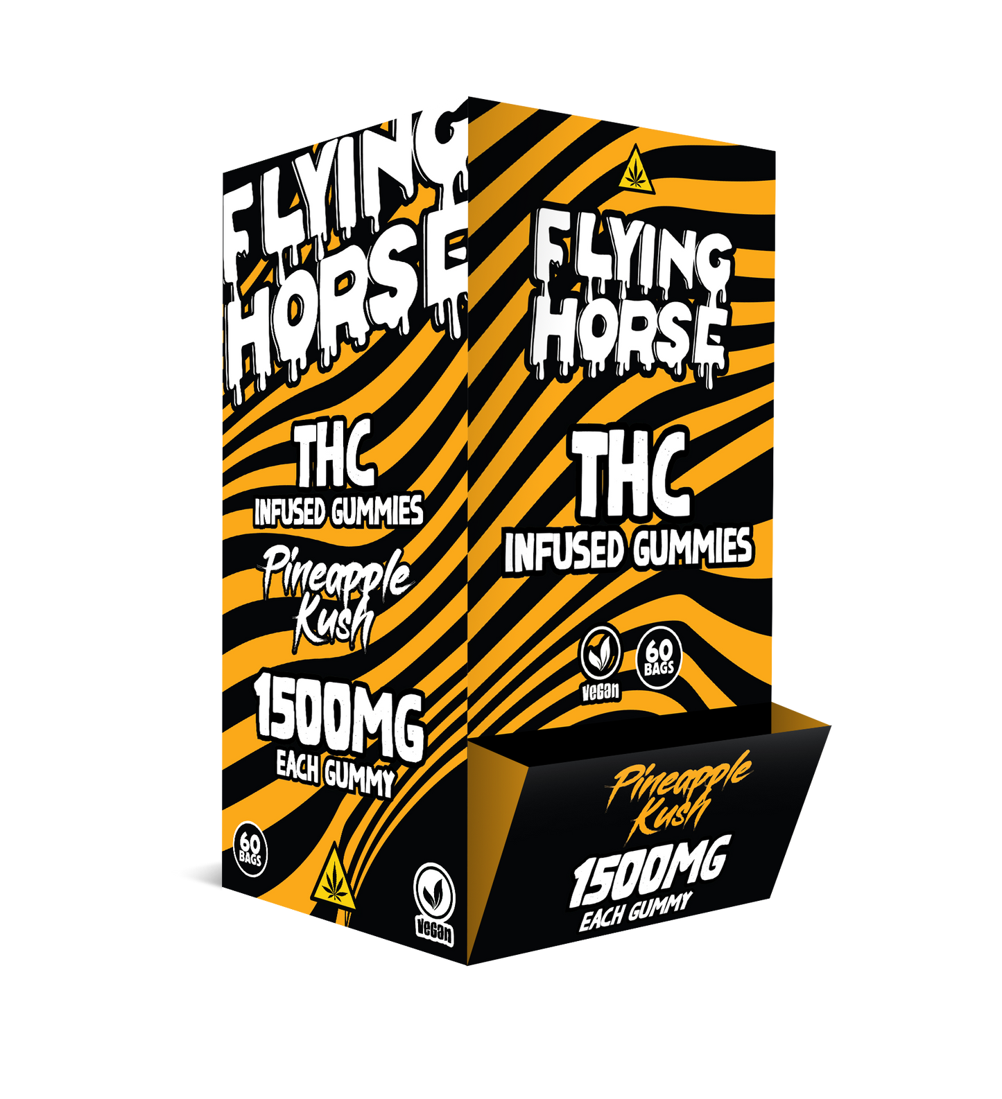 FLYING HORSE THC 1500MG INFUSED GUMMIES 60CT/BX