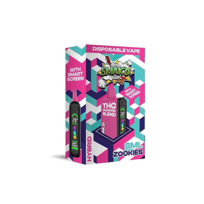 SMAK'D THC 8ML DISPOSABLE 5CT/BX