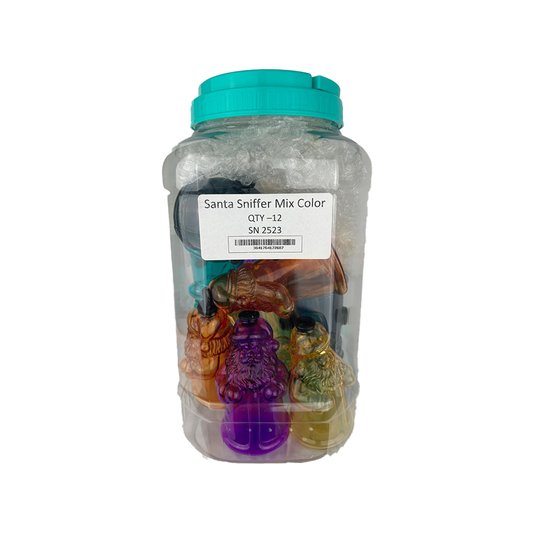 SANTA SNIFFER MIX COLOR 12CT/JAR (SN25230)