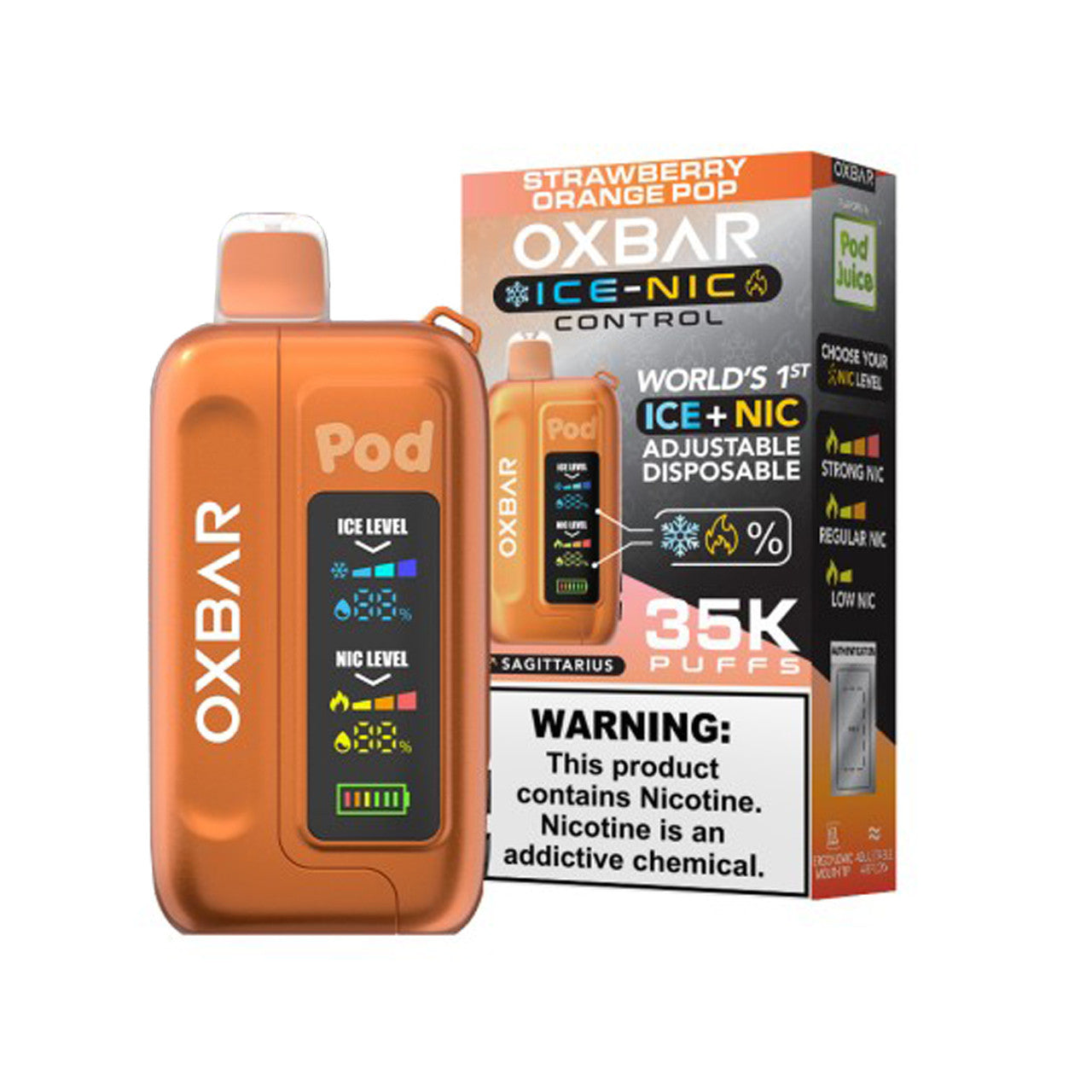 OXBAR 35K DISPOSABLES 5CT/BX