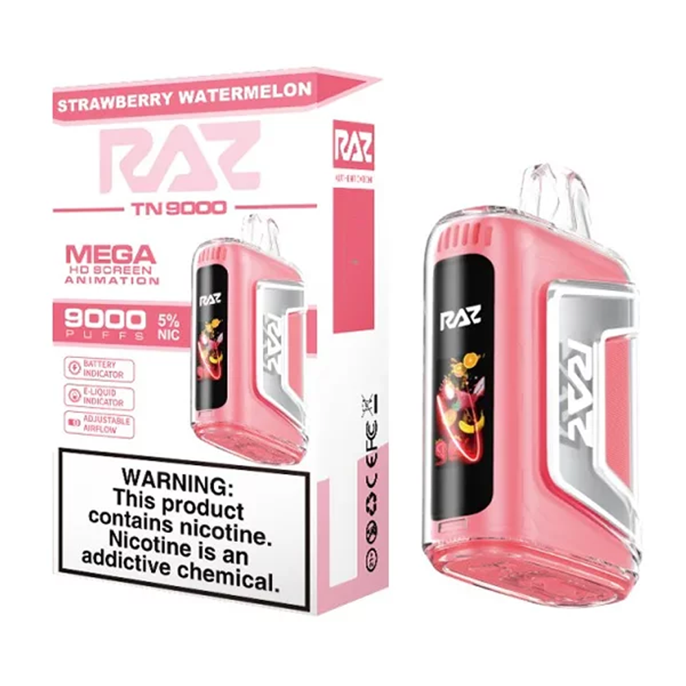RAZ TN 9000PUFFS DISPOSABLE 5CT/BX