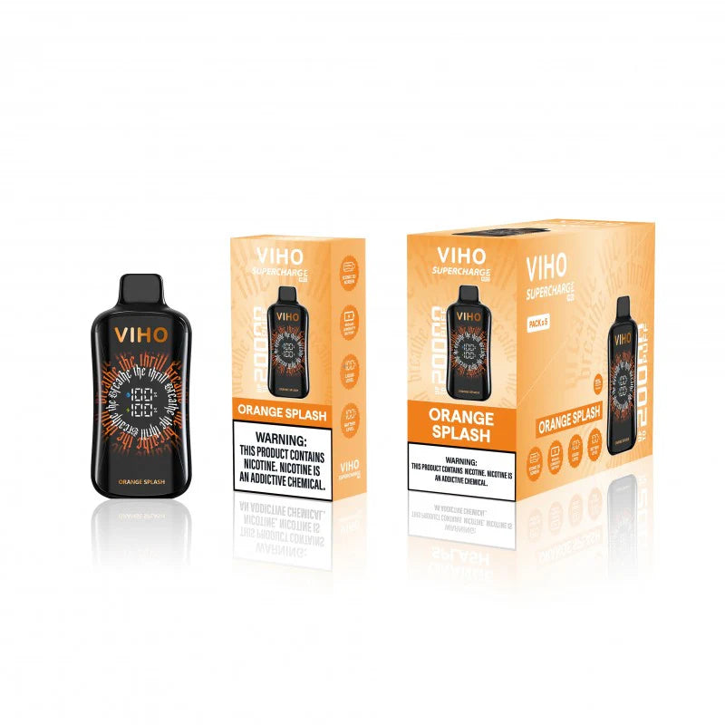 VIHO SUPERCHARGE 20000 PUFFS DISPOSABLE VAPE 5CT/BX