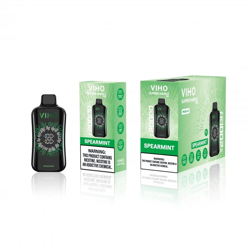 VIHO SUPERCHARGE 20000 PUFFS DISPOSABLE VAPE 5CT/BX