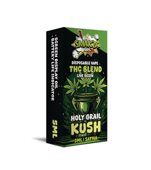 SMAK'D THC 5ML DISPOSABLE 5CT/BX