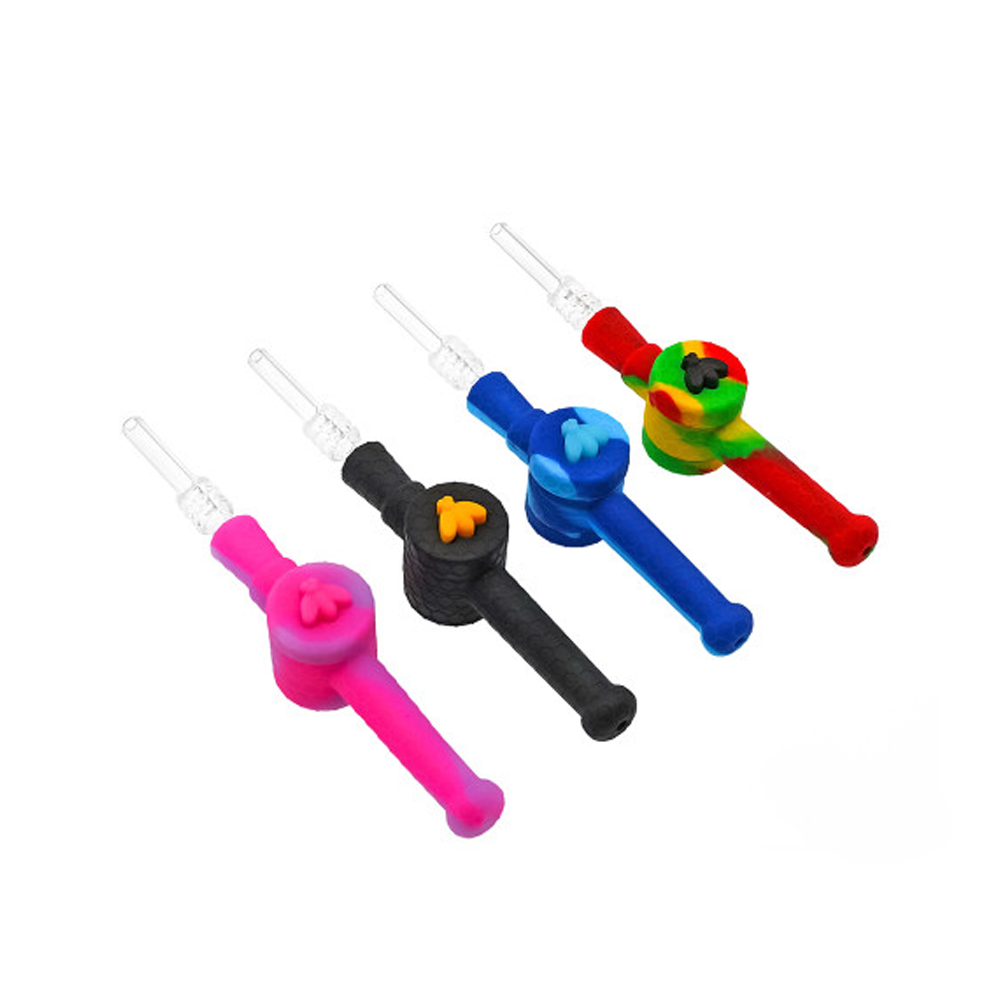 STRATUS RECLAIMER HONEY DIPPER SILICONE DAB STRAW 1CT