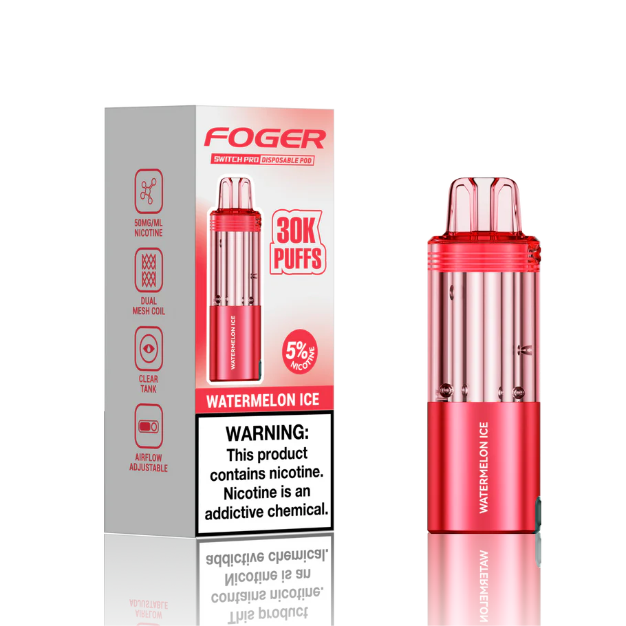 FOGER 30000PUFFS DISP. POD 5CT/BX