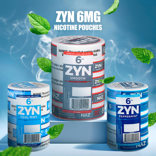 ZYN 6MG NICOTINE POUCHES 5CT