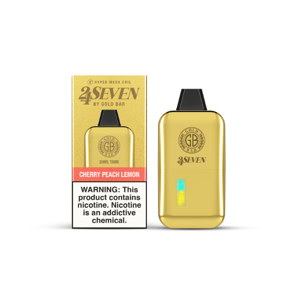 24 SEVEN GOLD BAR DISPOSABLE 5CT/BX