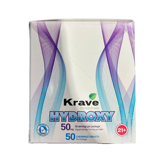 Krave Hydroxy Chewable Tablets 50ct (6/Box)