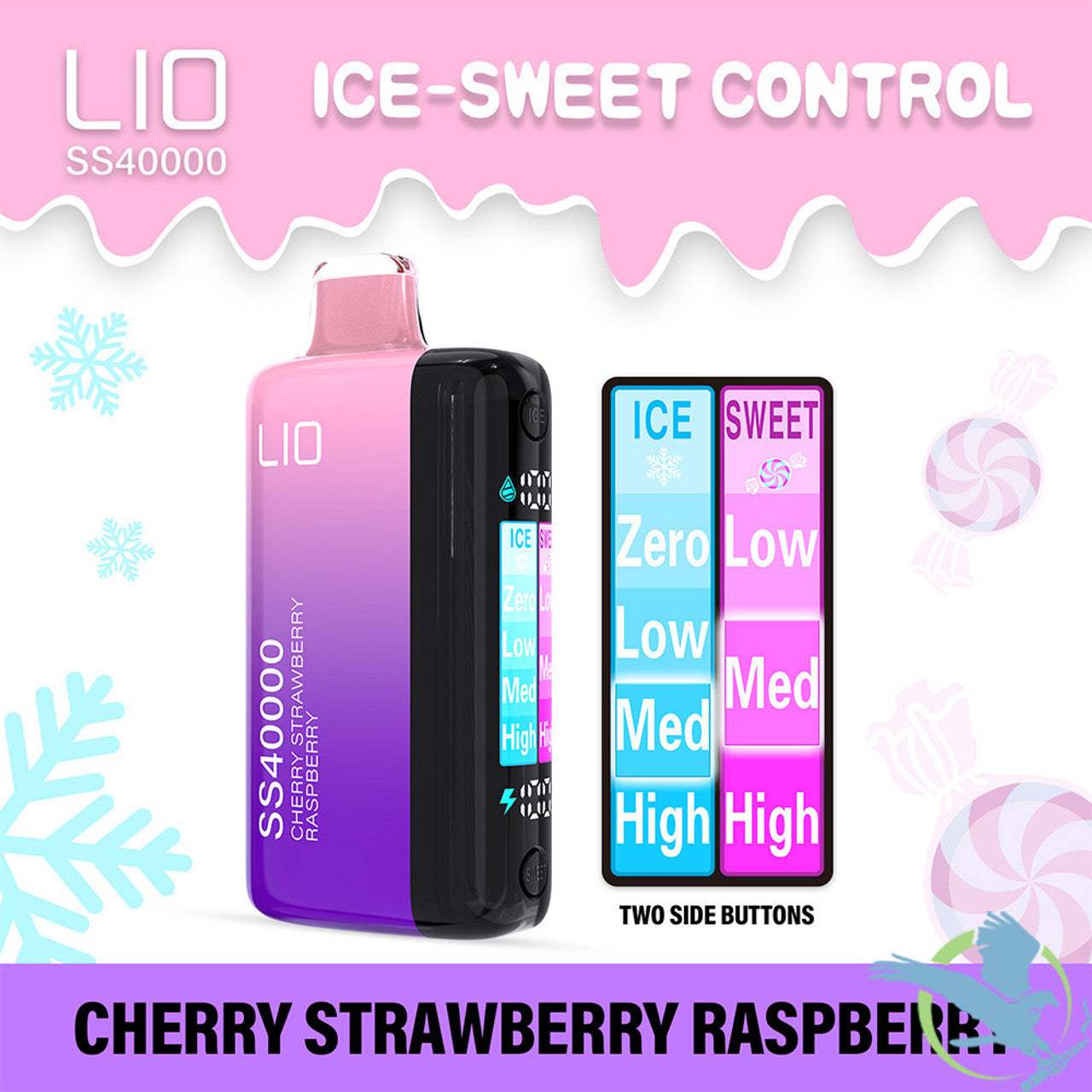 LIO SS40000 PUFFS DISPOSABLE 5CT/BOX