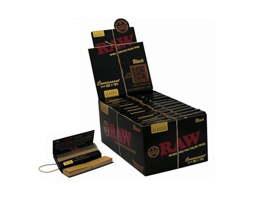 RAW BLACK CONNOISSEUR 1 1/4