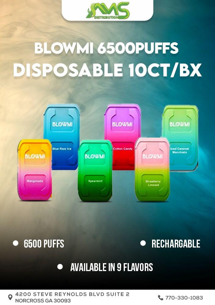 BLOWMI 6500PUFFS DISPOSABLE 10CT/BX