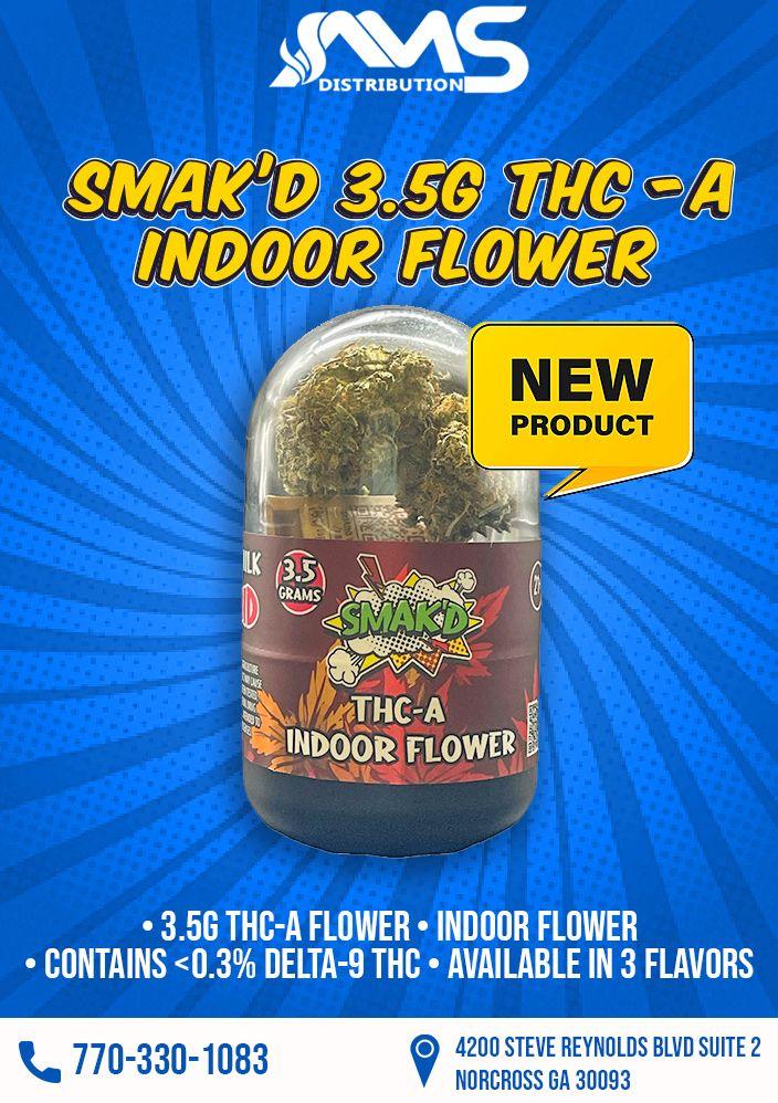 SMAK'D 3.5G THC-A INDOOR FLOWER 6CT/BX