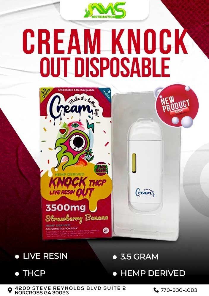 CREAM KNOCK OUT DISPOSABLE 3.5G