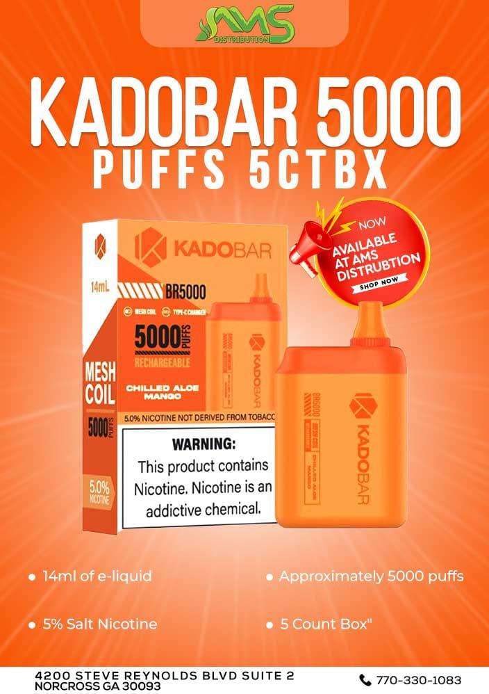 KADOBAR 5000 PUFFS 5CTBX