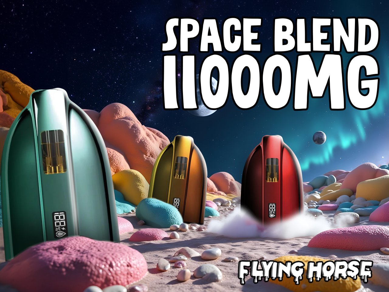 App Banner - FLYING HORSE 11000MG SPACE BLEND 5CT/BX