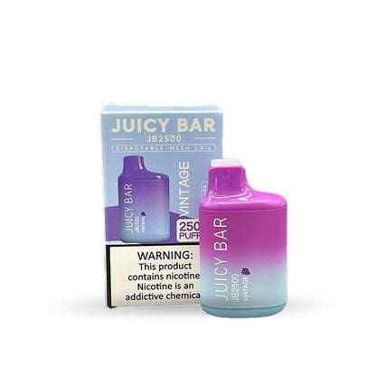 JUICY BAR 2500PUFFS DISPOSABLE 10CT/BX