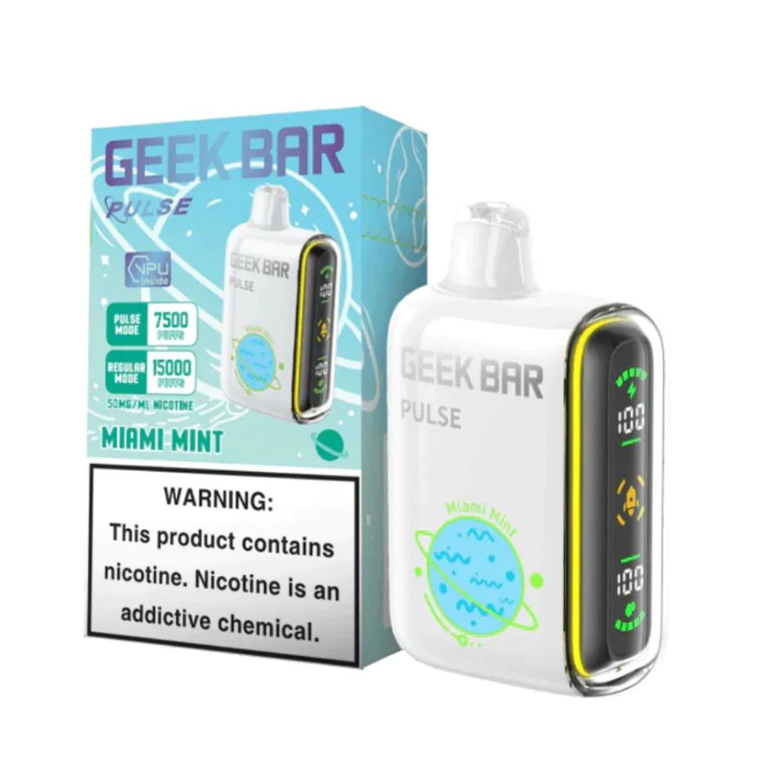 GEEK BAR PULSE 15000 PUFFS DISPOSABLE VAPE 5CT/BX