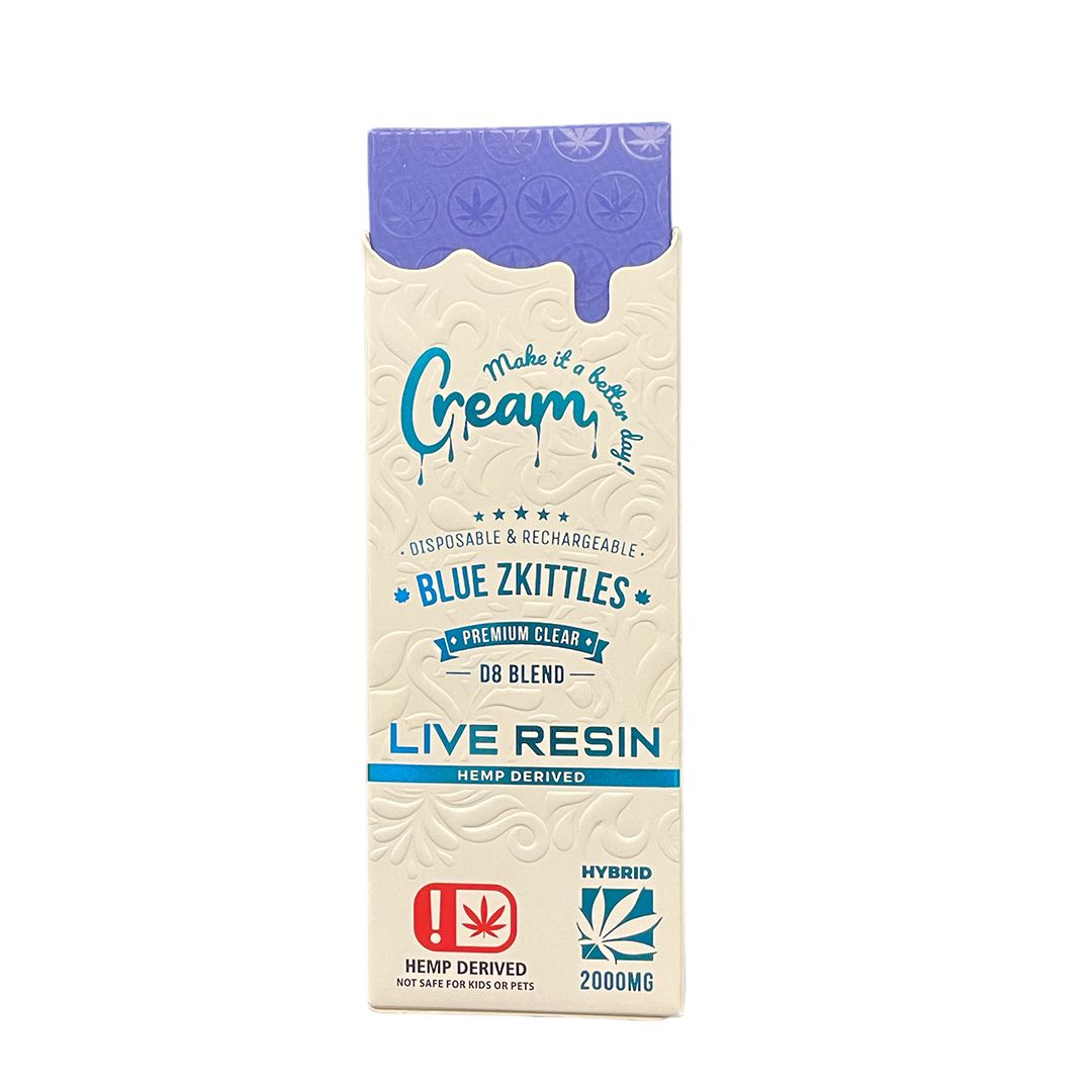 CREAM D8 BLEND 2000MG DISPOSABLE 5CT/BX