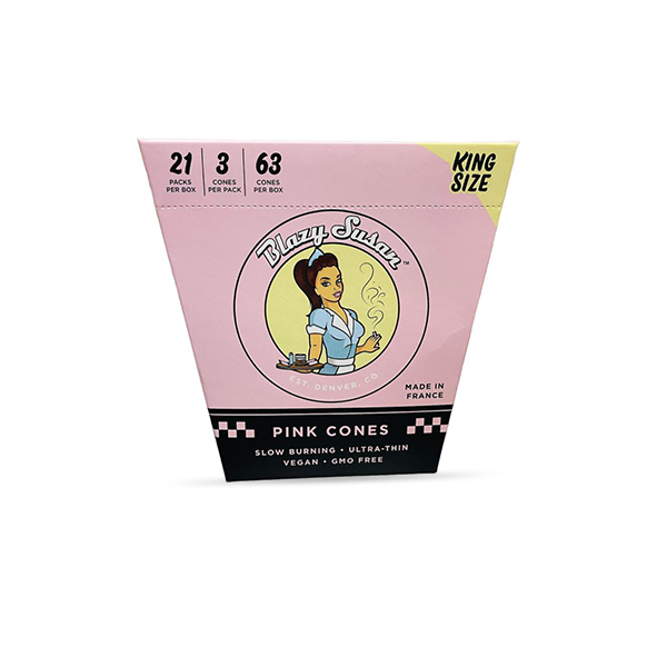 BLAZY SUSAN PINK CONES KING SIZE