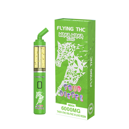 FLYING THC WAKA WAKA BLEND 6000MG DISAPOBLE 5CT/BX