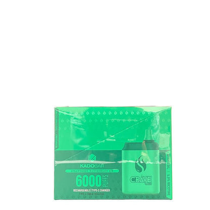 KADO BAR 6000PUFFFS DISPOSABLE VAPE 5CT/BX