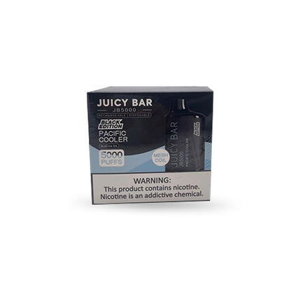 JUICY BAR 5000PUFFS BLACK EDITION DISPOSABLE 10CT/BX