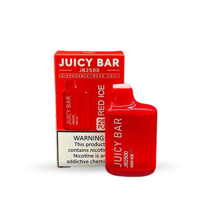 JUICY BAR 2500PUFFS DISPOSABLE 10CT/BX