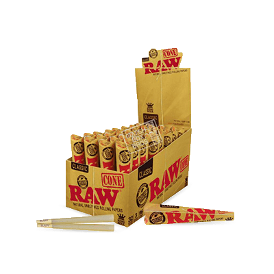 RAW CONES ORGANIC 6CT/1-1/4