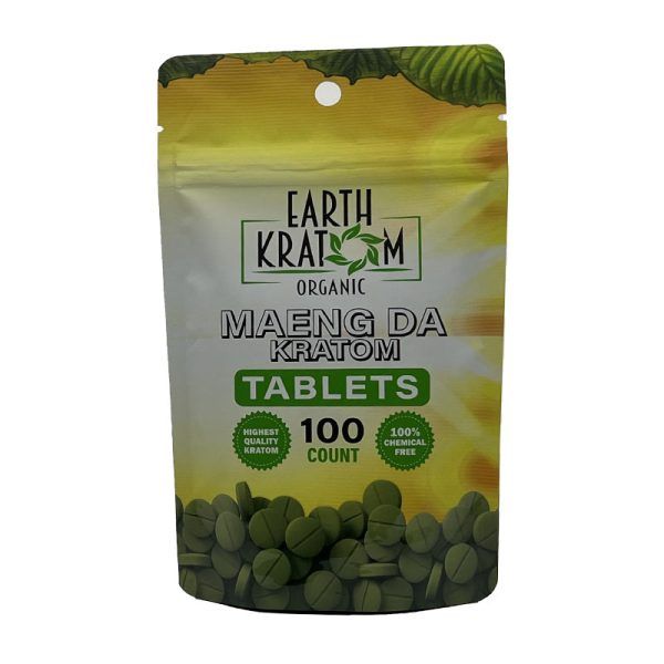 EARTH KRATOM TABLETS 100CT (100ct/box)