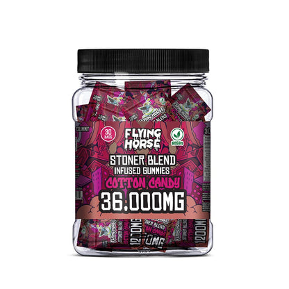 FLYING HORSE STONER BLEND INFUSED GUMMIES 36000MG 30CT/JAR